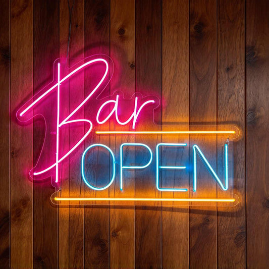 Bar Open LED Neon Sign BLDA029