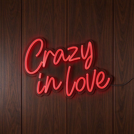 Crazy in Love LED Neon Sign BLDA059