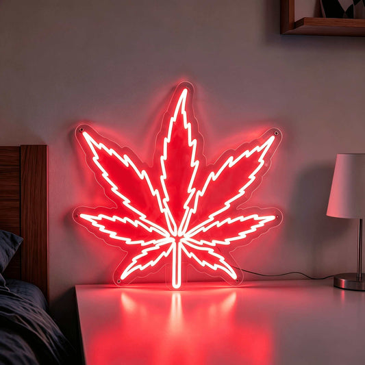 Green Leaf LED Neon Sign BLDA003