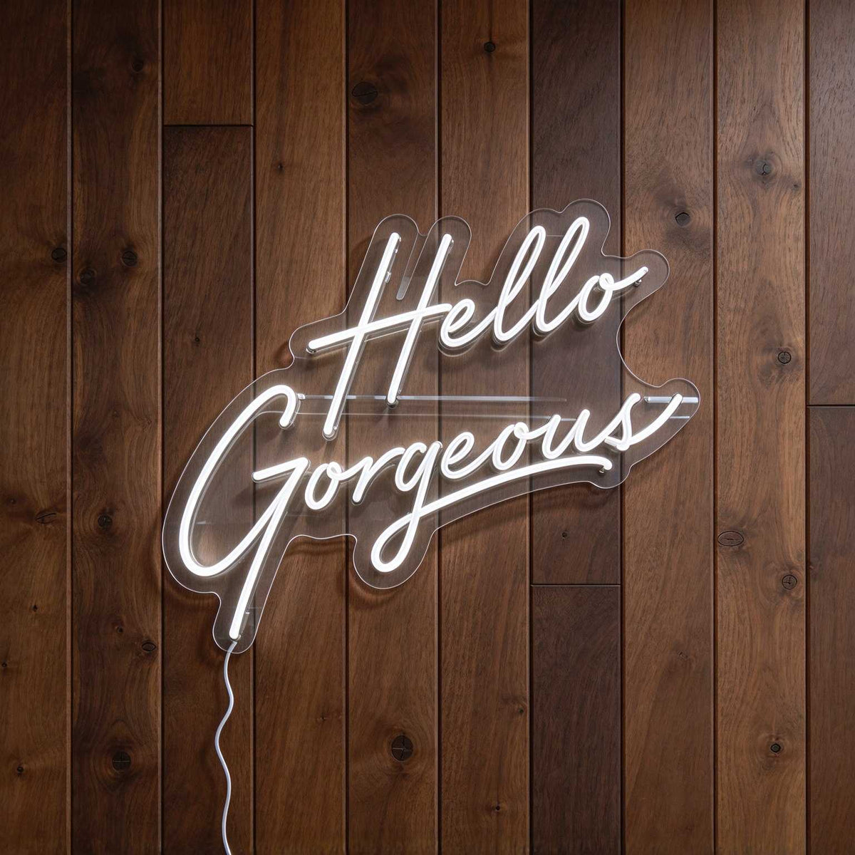 Hello Gorgeous V1 LED Neon Sign BLDA046