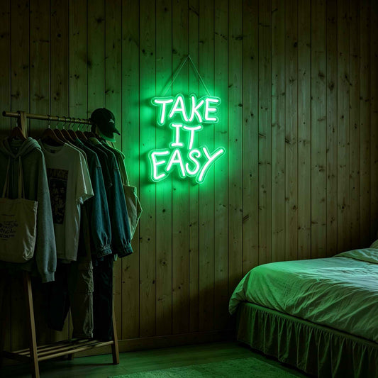 Take It Easy LED Neon Sign BLDA019