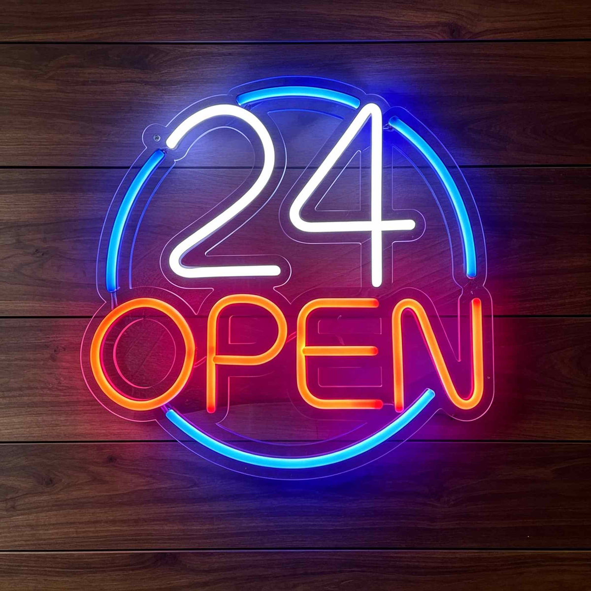 24 Hours Open LED Neon Sign BLDA022