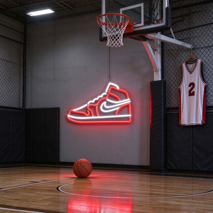 Retro High‑Top Sneaker LED Neon Sign BLDA056
