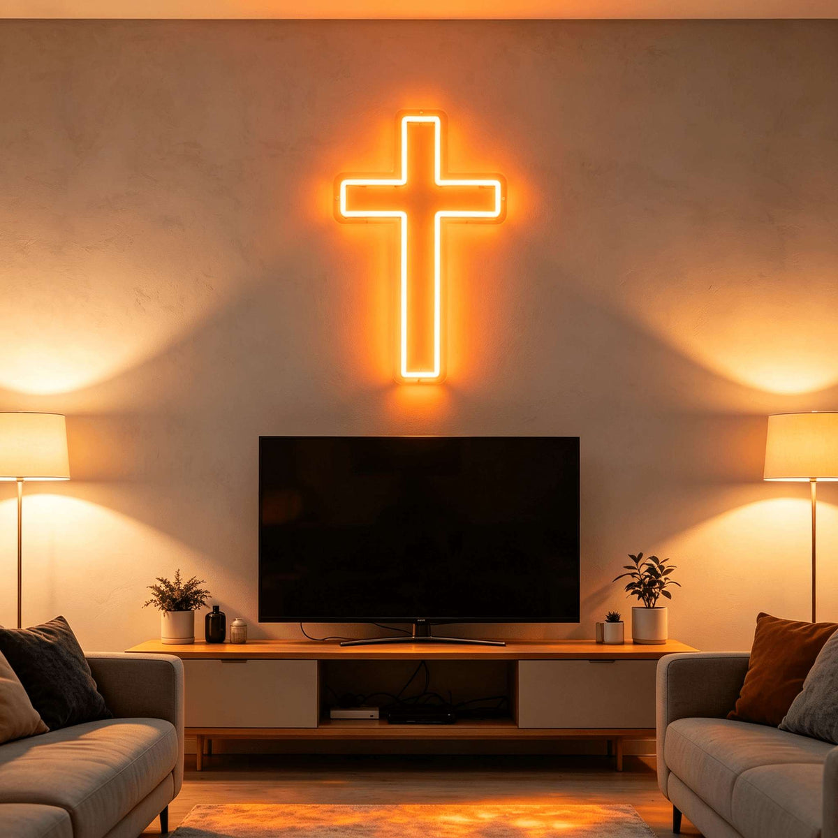 Christianity Cross LED Neon Sign BLDA008