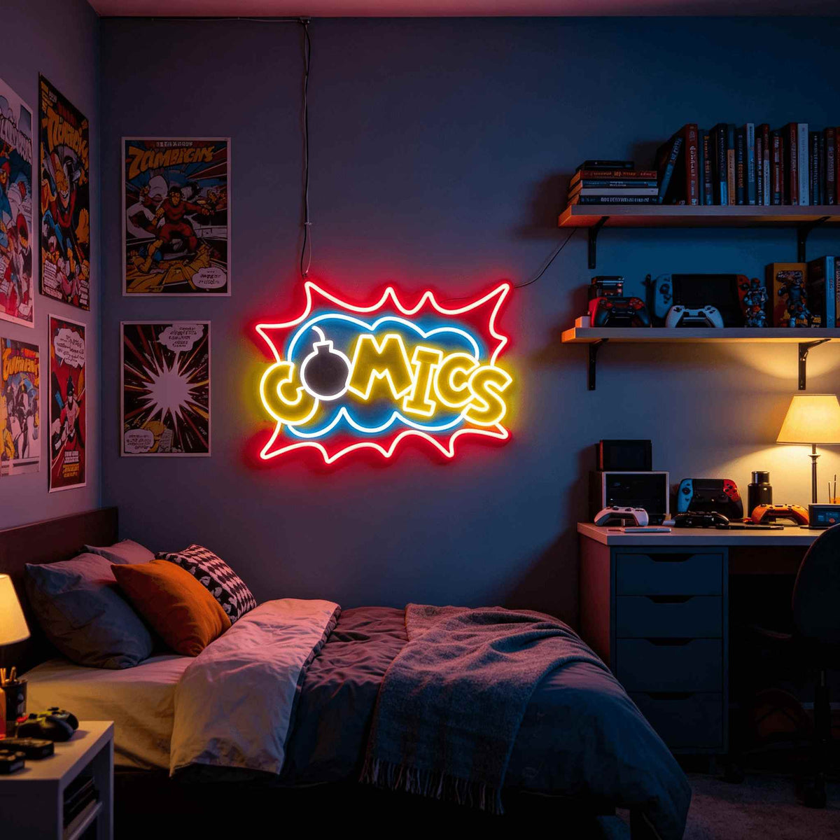 Comics LED Neon Sign BLDA009