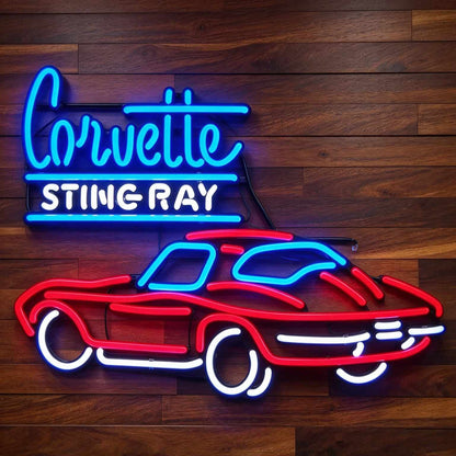 Corvette Stingray Neon Car LED Neon Sign BLDA033