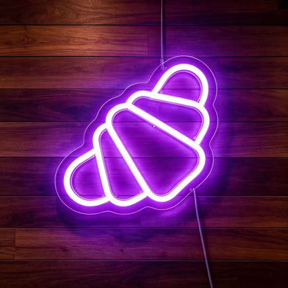 Croissant LED Neon Sign BLDA012