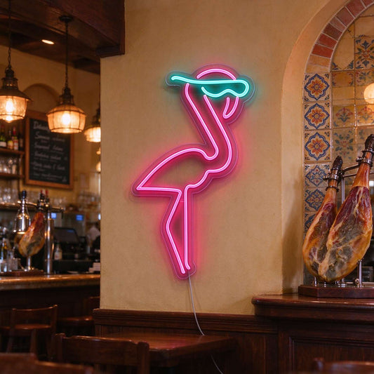 Flamingo V1 LED Neon Sign BLDA053