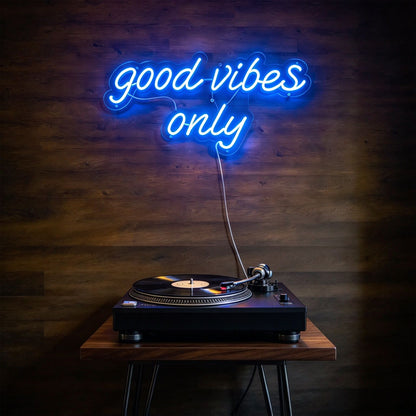 Good Vibes Only V3 LED Neon Sign BLDA036
