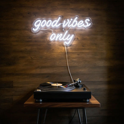 Good Vibes Only V3 LED Neon Sign BLDA036