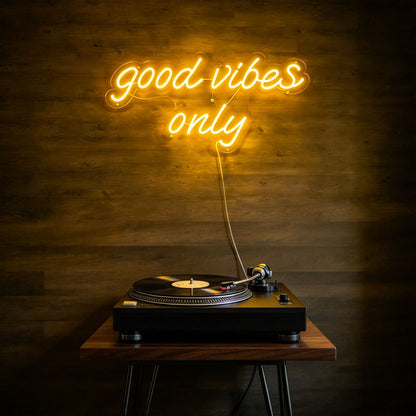 Good Vibes Only V3 LED Neon Sign BLDA036