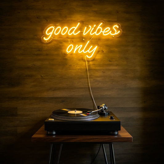 Good Vibes Only V3 LED Neon Sign BLDA036