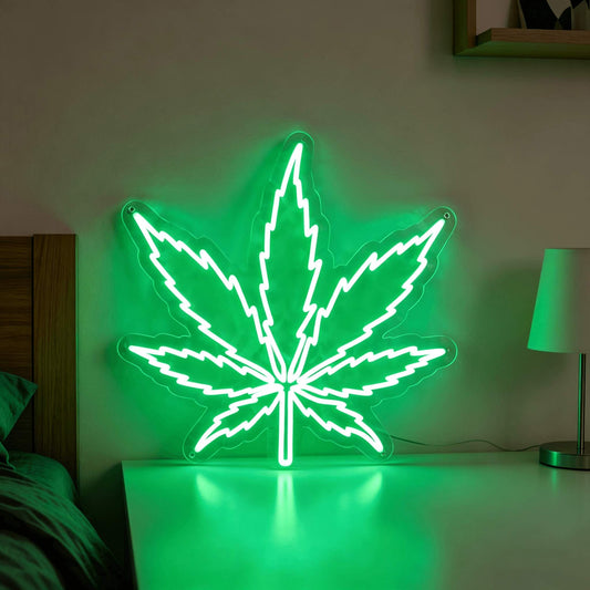 Green Leaf LED Neon Sign BLDA003