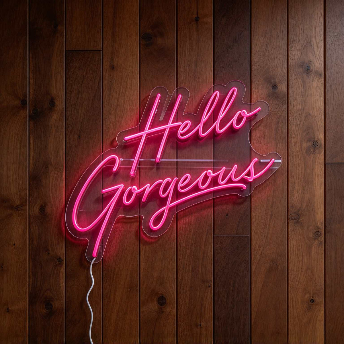 Hello Gorgeous V1 LED Neon Sign BLDA046