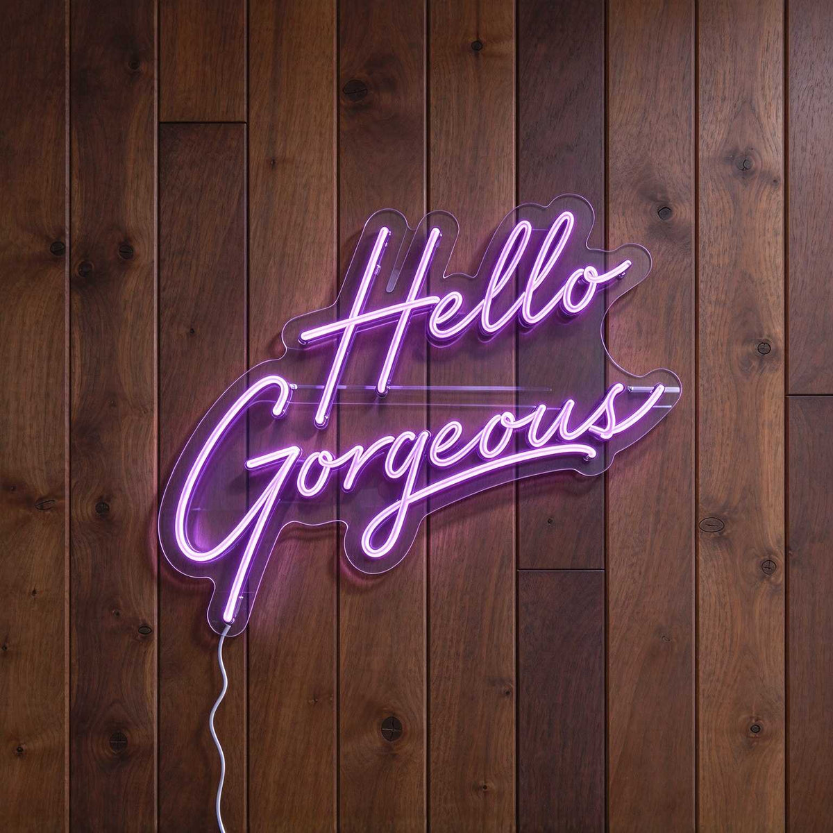 Hello Gorgeous V1 LED Neon Sign BLDA046