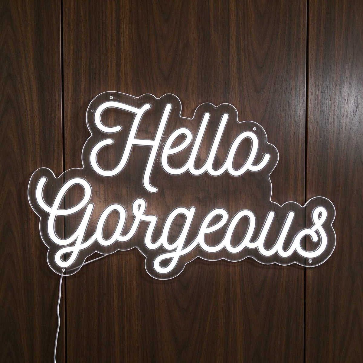 Hello Gorgeous V2 LED Neon Sign BLDA047