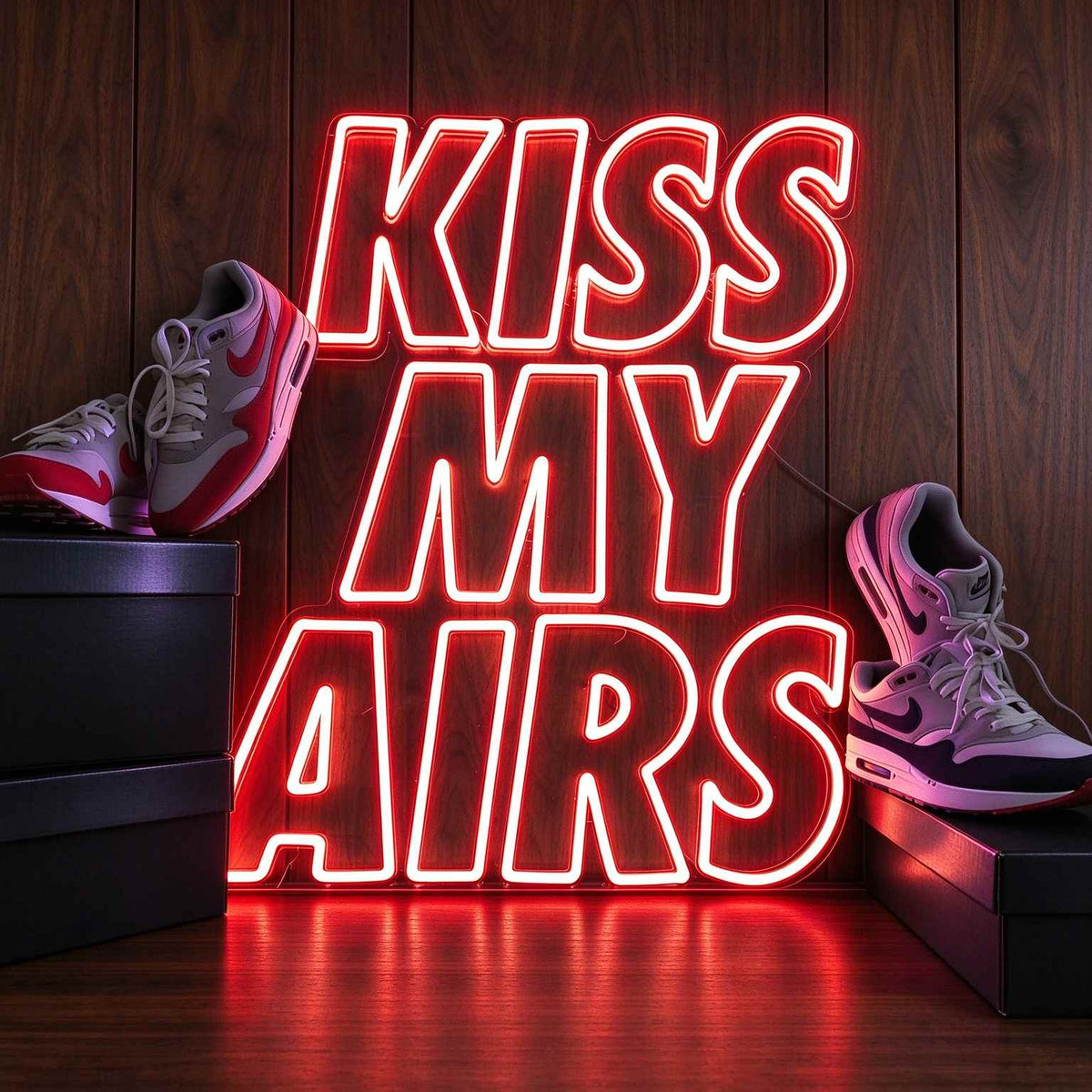 Kiss My Airs LED Neon Sign BLDA057