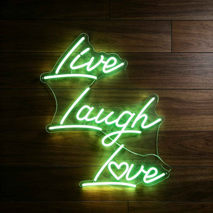 Live Laugh Love LED Neon Sign BLDA017