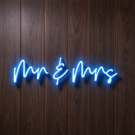 Mr & Mrs LED Neon Sign BLDA058