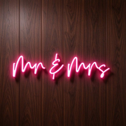 Mr & Mrs LED Neon Sign BLDA058