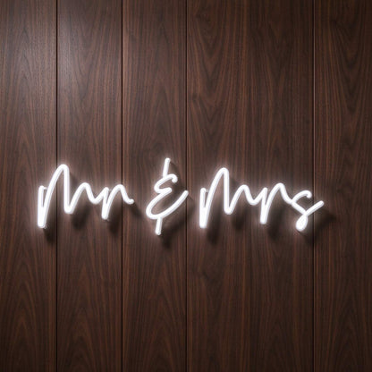 Mr & Mrs LED Neon Sign BLDA058
