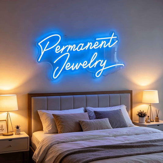 Permanent Jewelry LED Neon Sign BLDA006