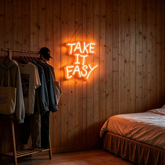Take It Easy LED Neon Sign BLDA019