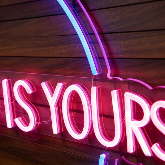 The World Is Yours LED Neon Sign BLDA025