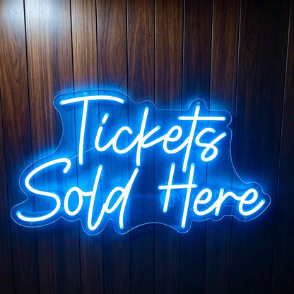 Tickets Sold Here LED Neon Sign BLDA013