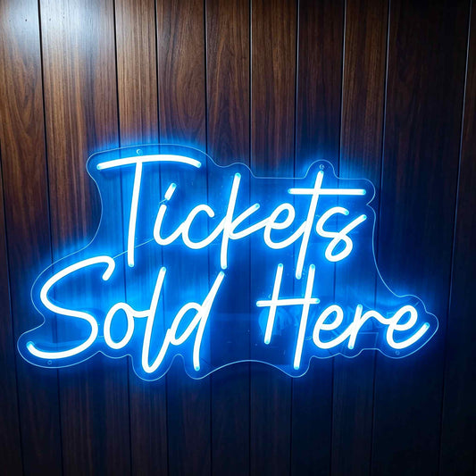 Tickets Sold Here LED Neon Sign BLDA013