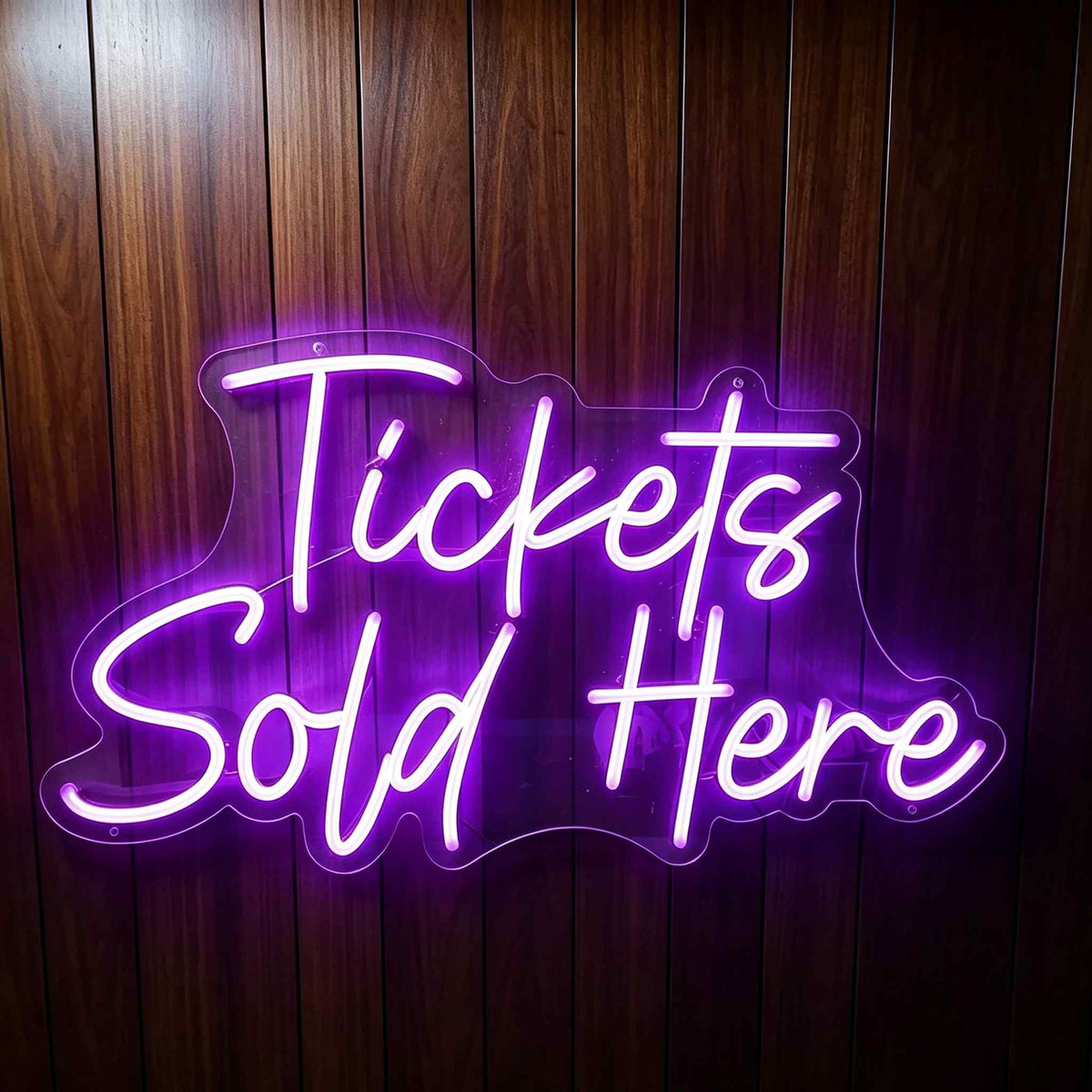 Tickets Sold Here LED Neon Sign BLDA013