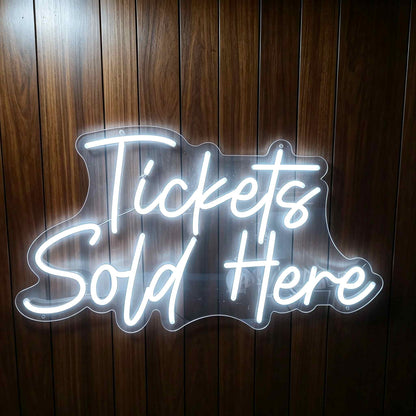 Tickets Sold Here LED Neon Sign BLDA013