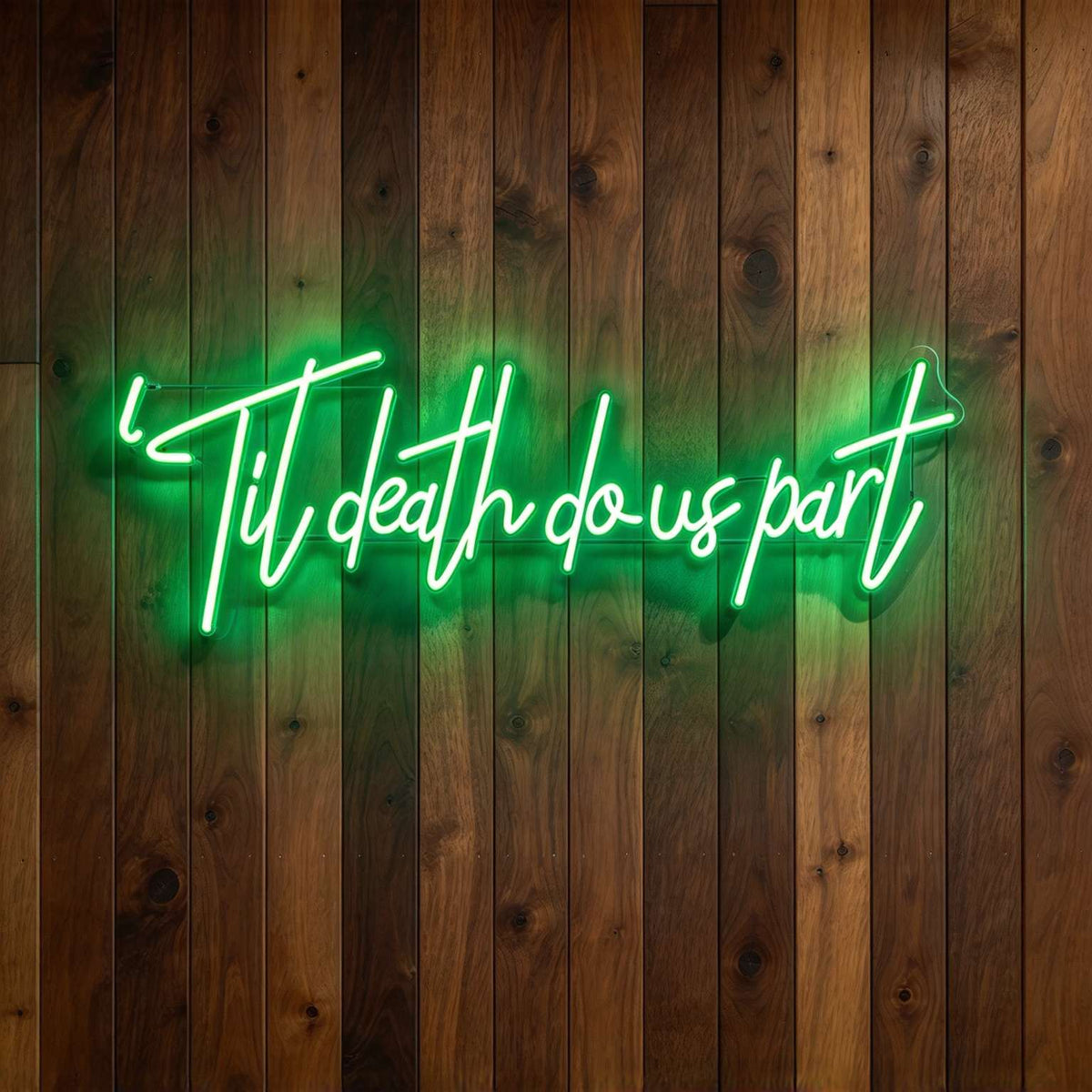 Til Death Do Us Part LED Neon Sign BLDA043