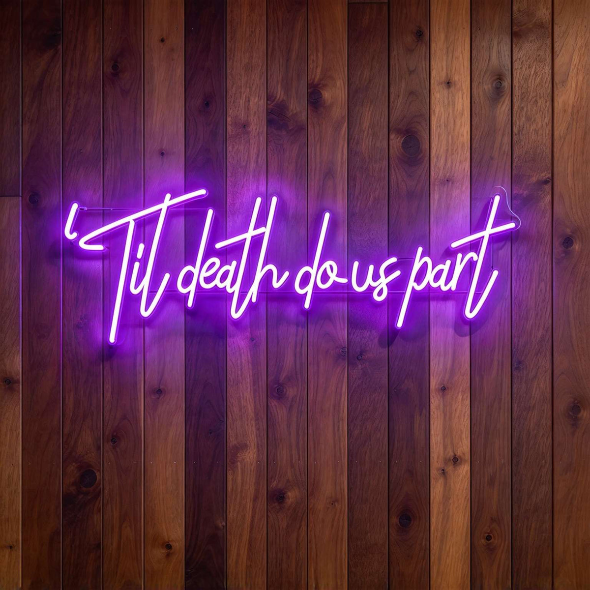 Til Death Do Us Part LED Neon Sign BLDA043