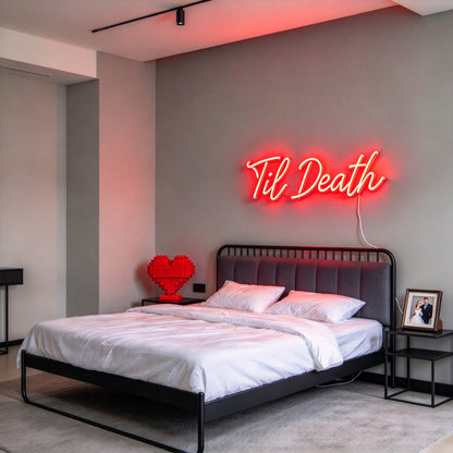 Til Death V1 LED Neon Sign BLDA038