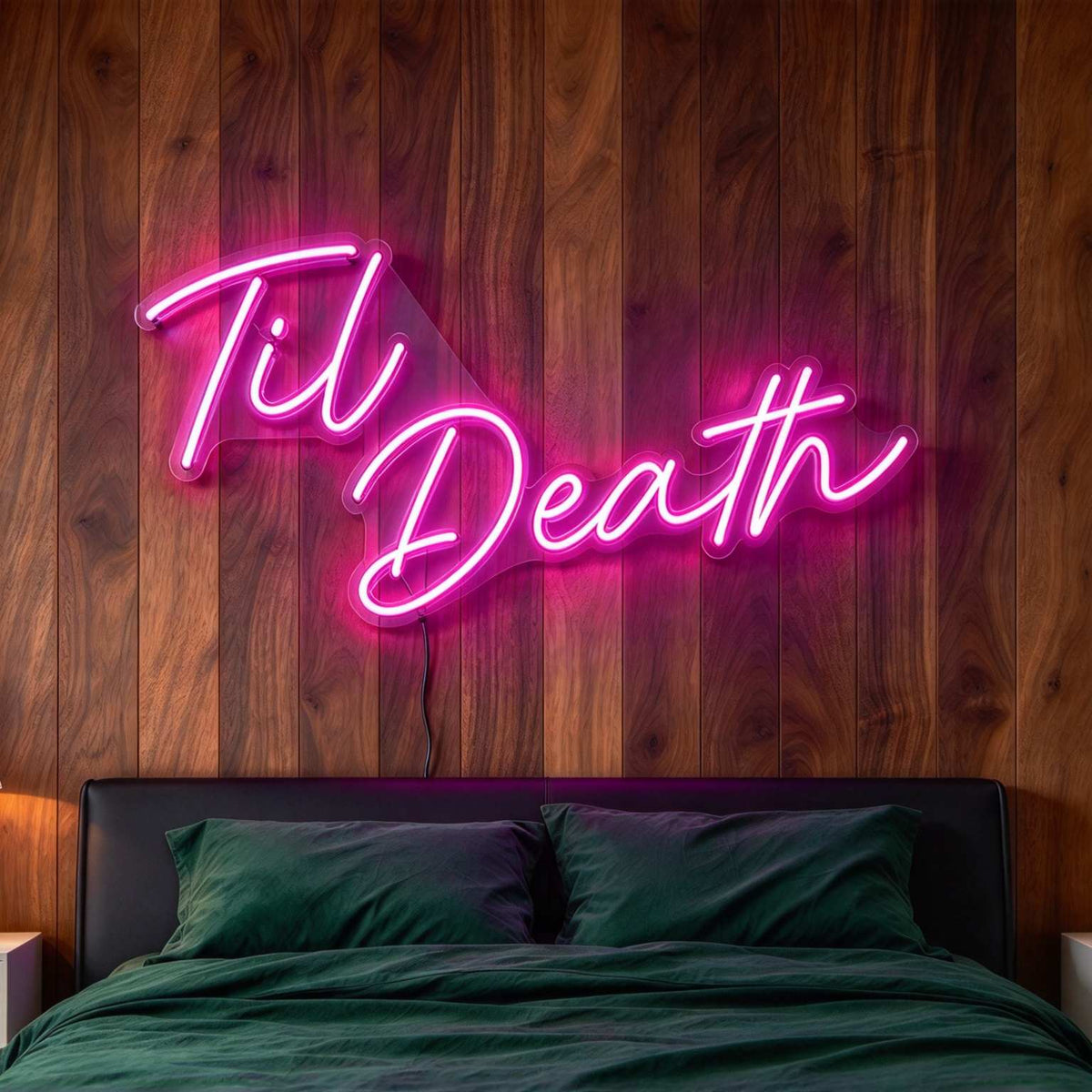 Til Death V2 LED Neon Sign BLDA039