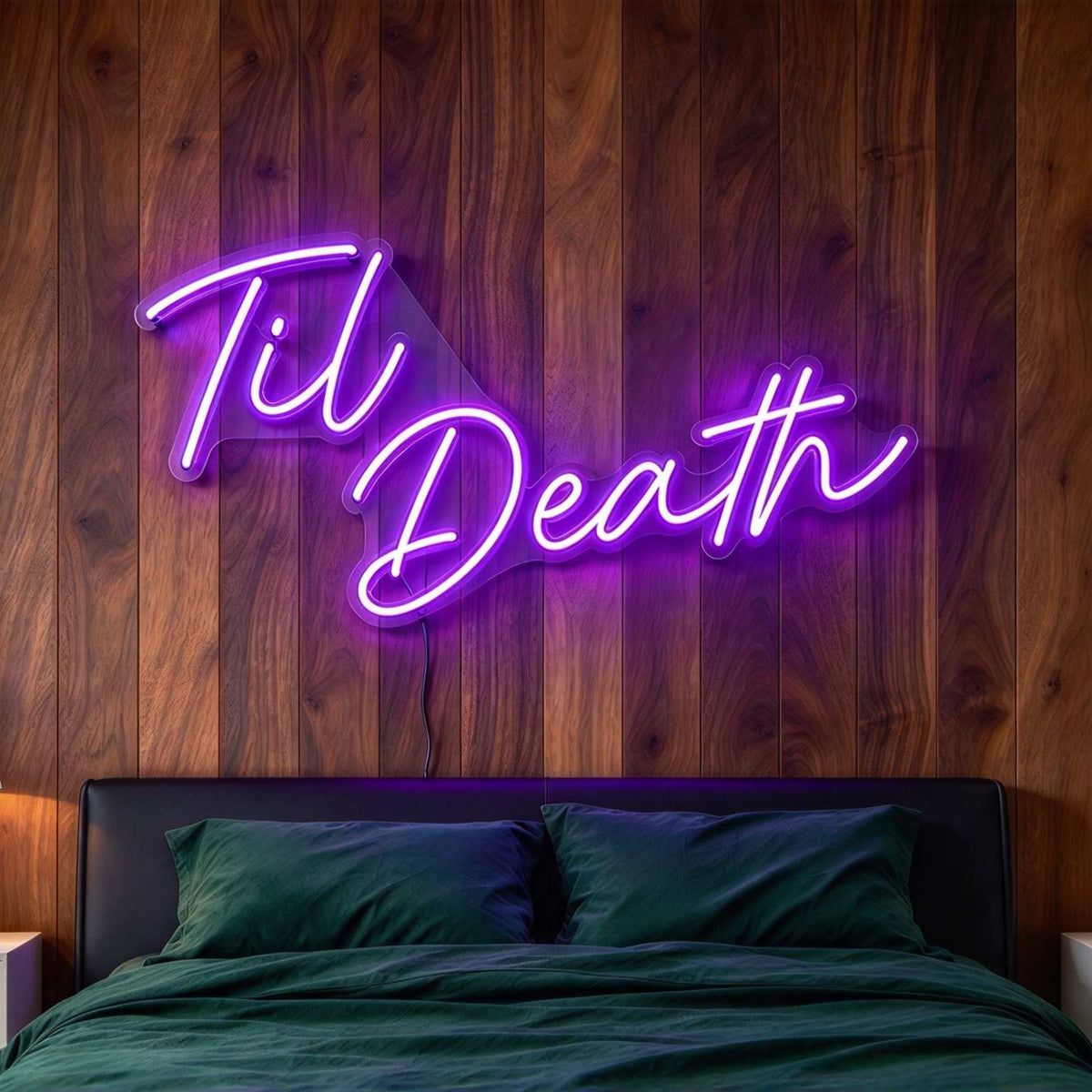 Til Death V2 LED Neon Sign BLDA039
