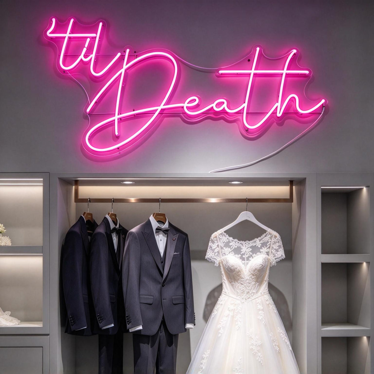 Til Death V3 LED Neon Sign BLDA040