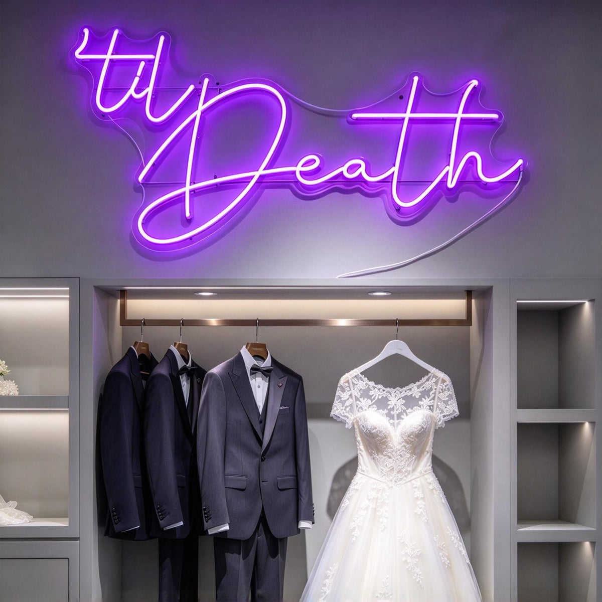 Til Death V3 LED Neon Sign BLDA040
