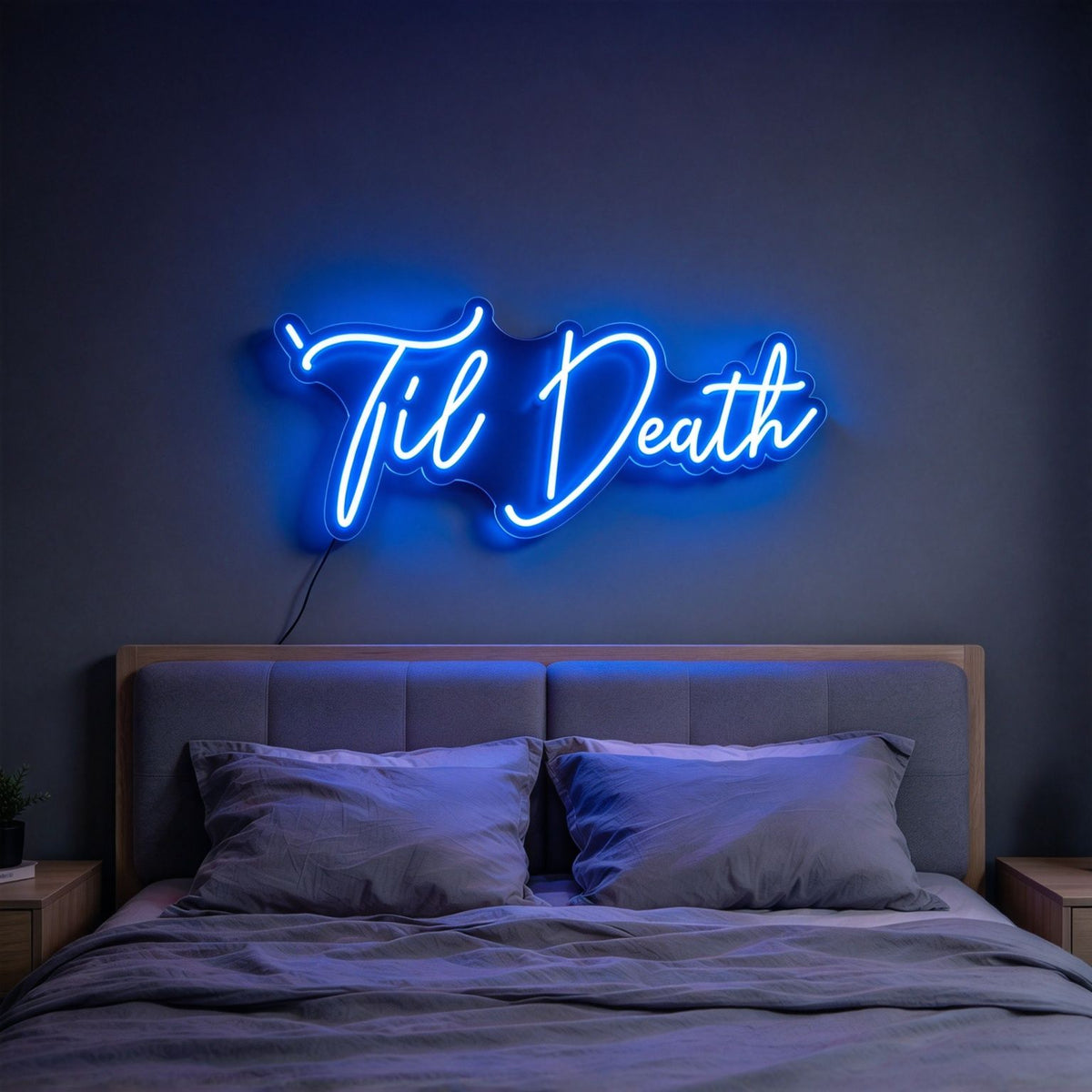 Til Death V4 LED Neon Sign BLDA044