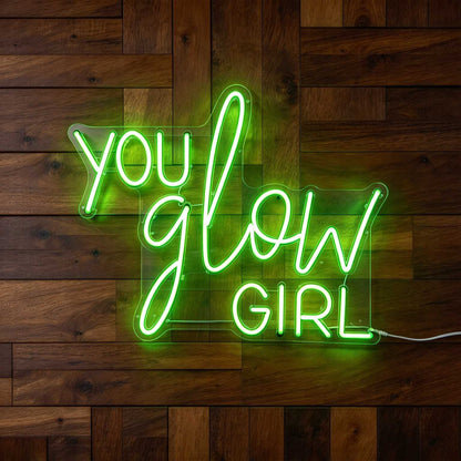 You Glow Girl LED Neon Sign BLDA031