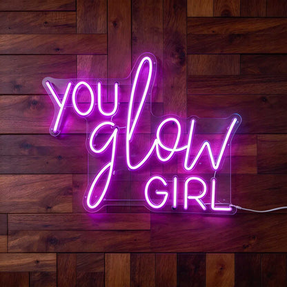 You Glow Girl LED Neon Sign BLDA031